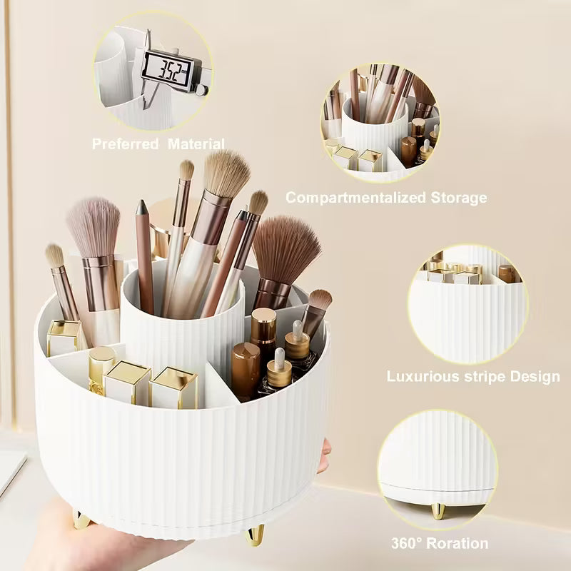 360-Degree Rotating Cosmetic Storage Box