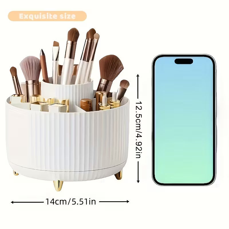 360-Degree Rotating Cosmetic Storage Box