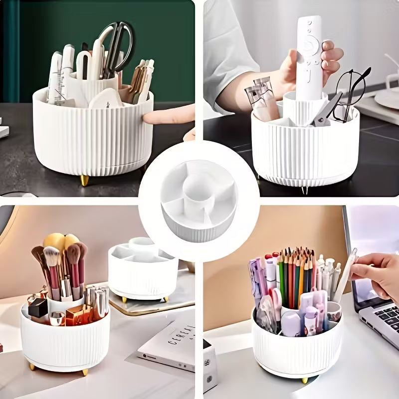 360-Degree Rotating Cosmetic Storage Box