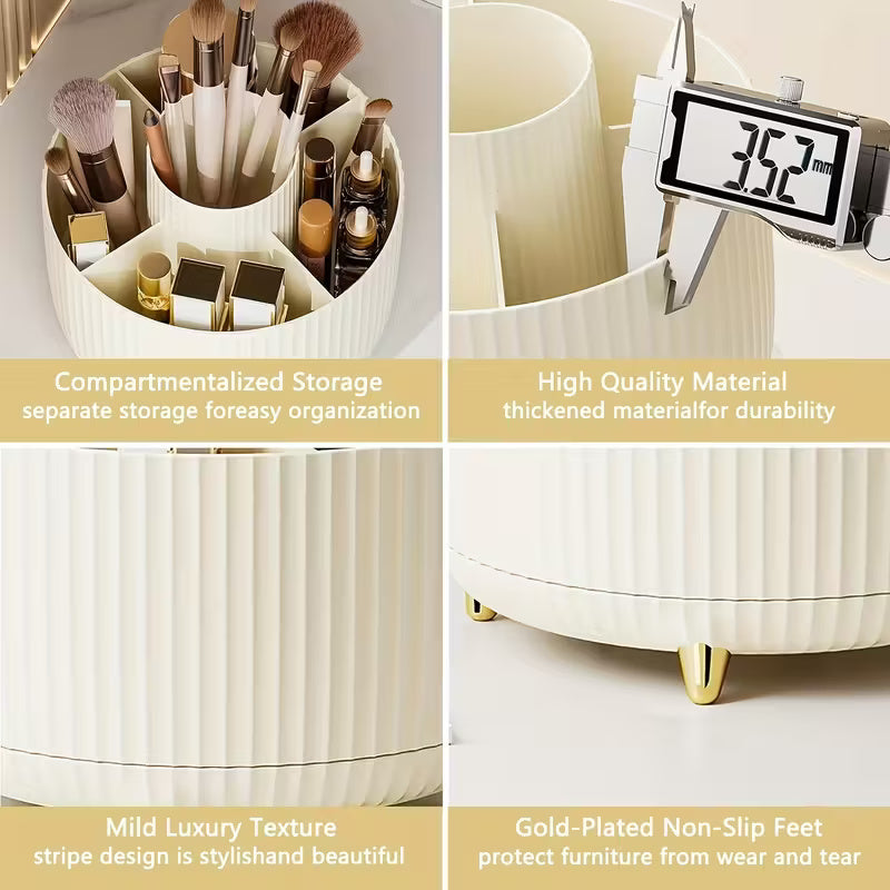 360-Degree Rotating Cosmetic Storage Box
