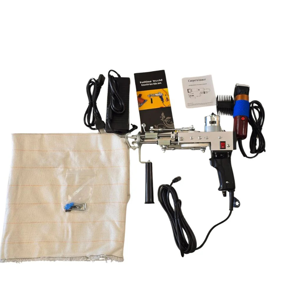 Tufting Gun Set With Carpet Trimmer