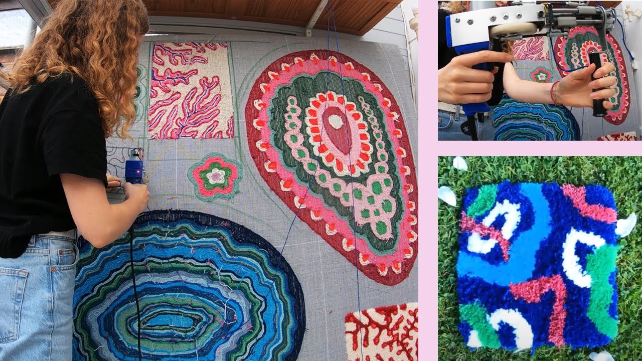 Tufting Gun Set With Carpet Trimmer