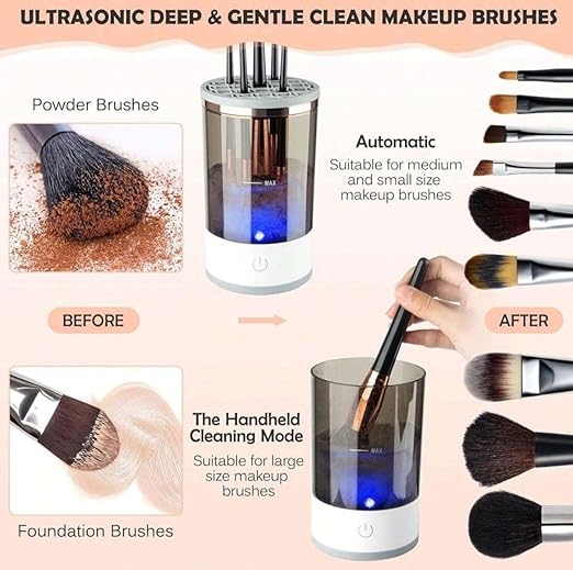 USB Powered Makeup Brush Cleaner