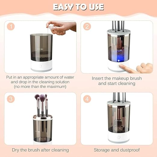 USB Powered Makeup Brush Cleaner