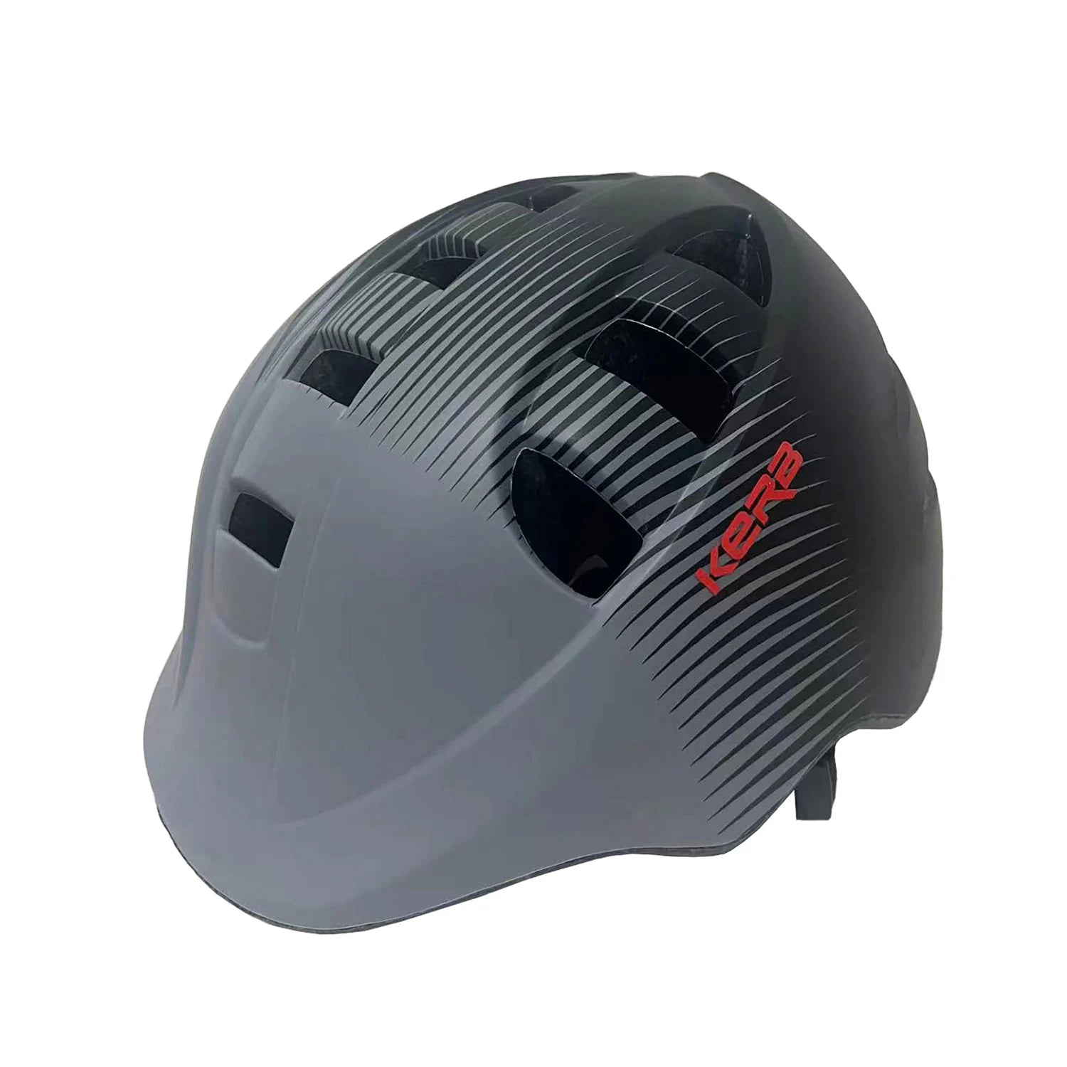 Kerb Junior Urban Cycling Helmet  (Grey/Black)