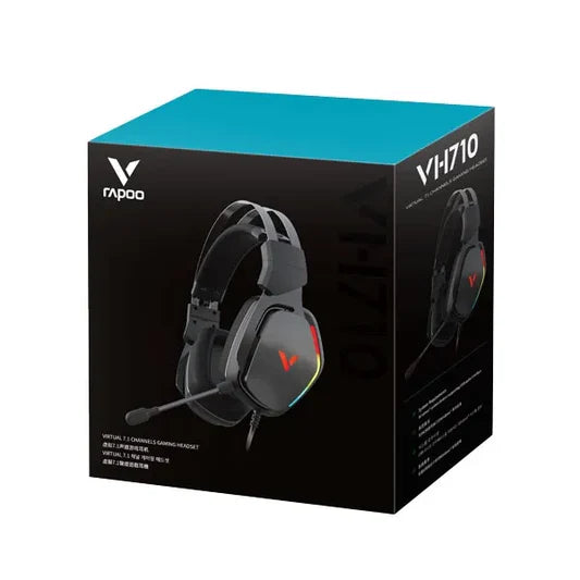 Rapoo VH710 Virtual 7 1 Wired Gaming Headset RGB Lighting